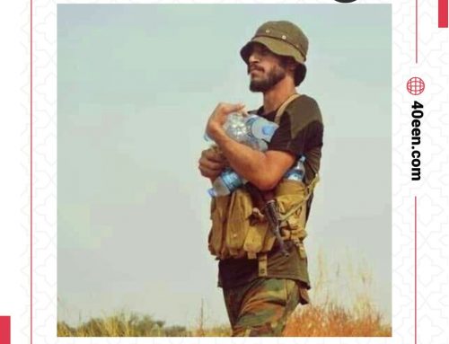 He was thirsty and distributed water to his Mujahideen brothers, and he did not drink until the number of martyrs was complete this is Yas Al-Khaykani.