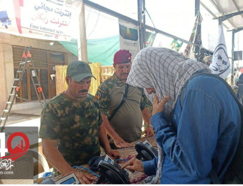 المركز الإرشادي في منفذ المنذرية يواصل تقديم خدماته للزائرين في زيارة الأربعين