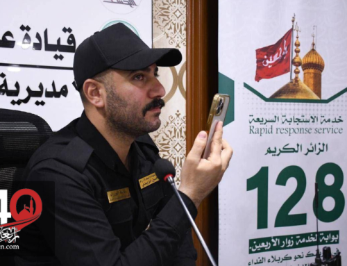 رئيس اركان الحشد الشعبي يزور المقر المسيطر في كربلاء المقدسة