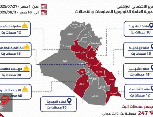 على طريق العشق.. 247 محطة إنترنت مجاني تخدم زوّار الحسين