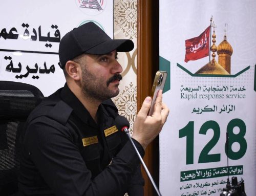 رئيس اركان الحشد الشعبي يزور المقر المسيطر في كربلاء المقدسة