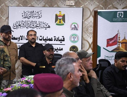 رئيس اركان الحشد الشعبي يزور المقر المسيطر في كربلاء المقدسة